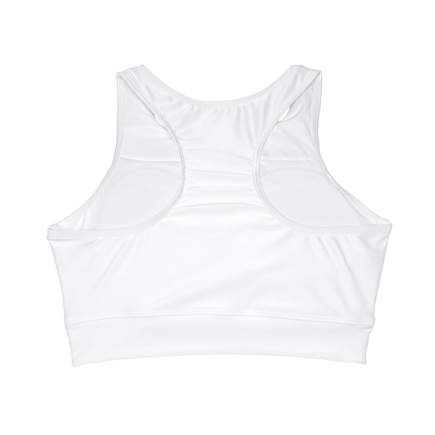 High Neck Crop Bikini Top (AOP)